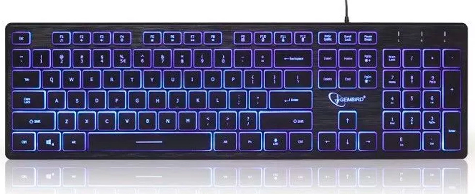Tastatura cu fir Gembird KBUML301RU / Membrana photo 1